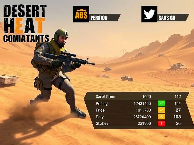 Desert Heat Combatants gameplay screenshot