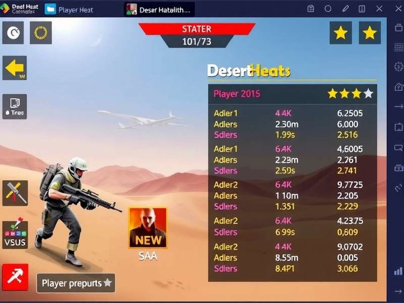 Desert Heat Combatants strategy guide infographic